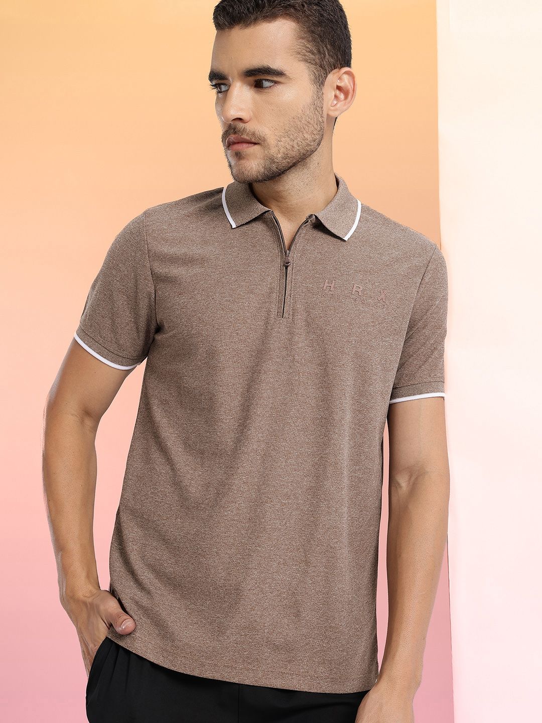 HRX by Hrithik Roshan Men Polo Collar T-shirt