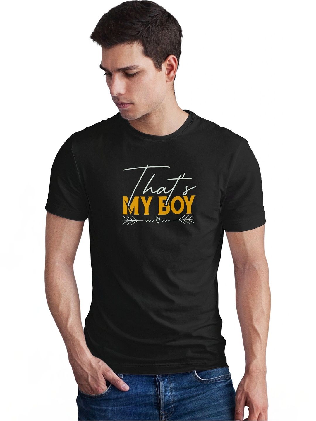 Seekbuylove Men Typography Bio Finish T-shirt