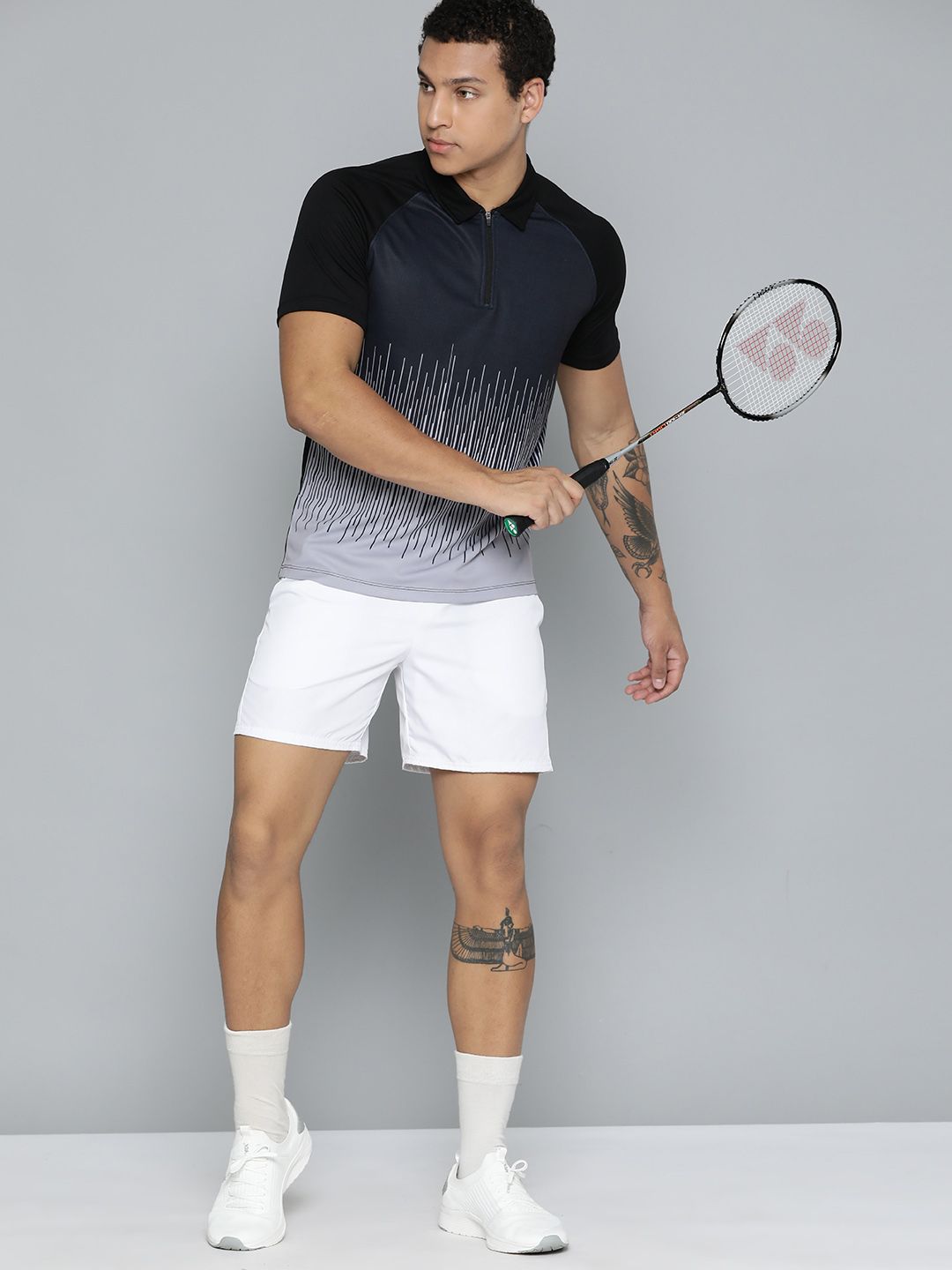 HRX by Hrithik Roshan HRX by Hrithik Roshan Printed Polo Collar Sports T-shirt