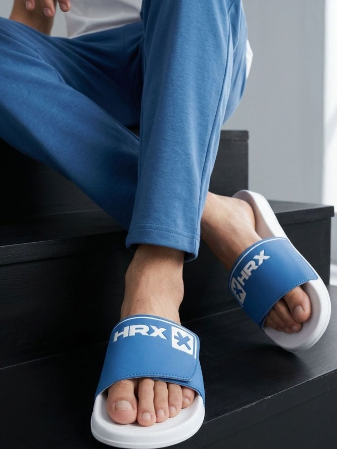 HRX by Hrithik Roshan Men Printed Sliders