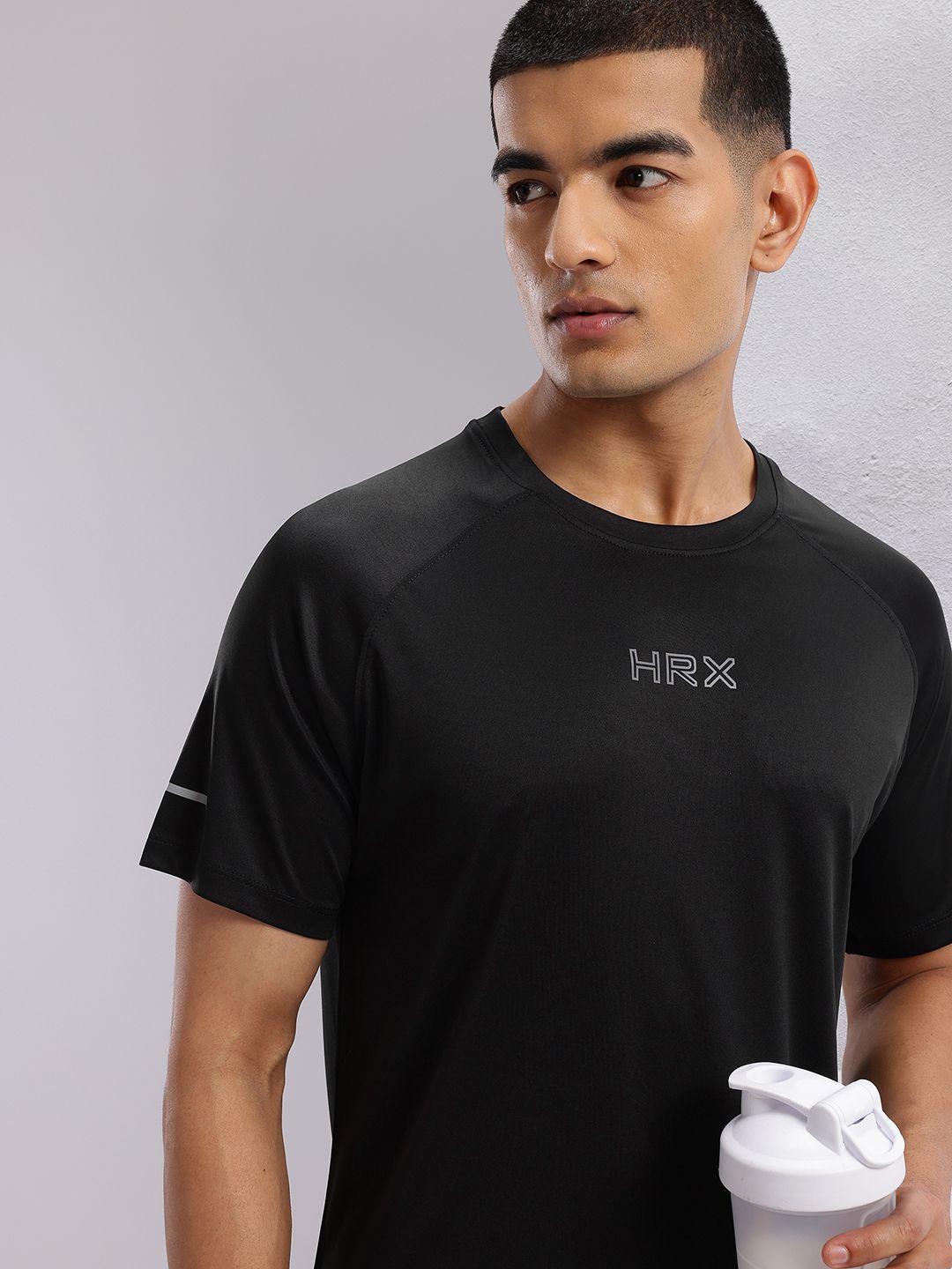 HRX by Hrithik Roshan Brand Logo Rapid-Dry Training T-shirt