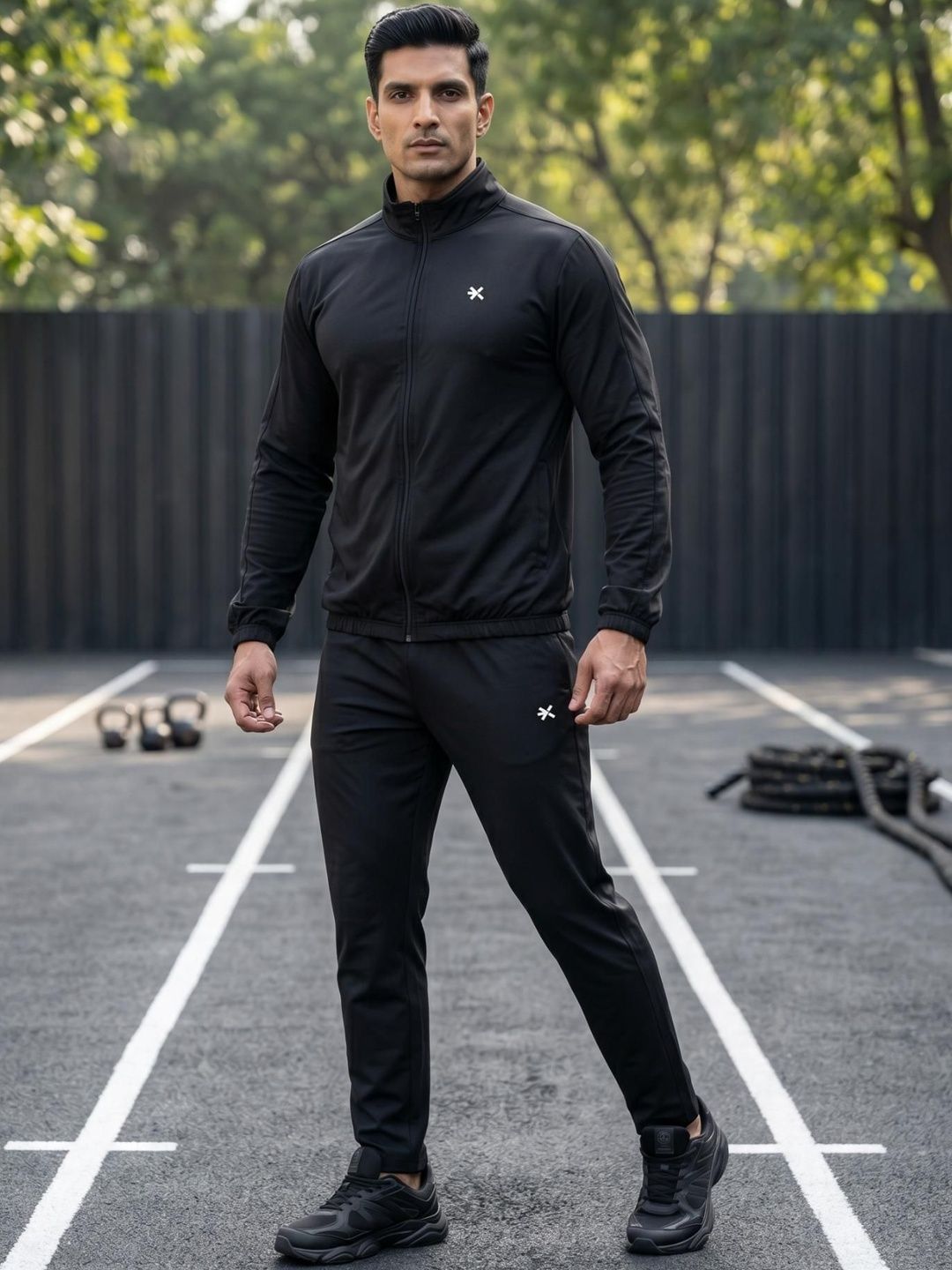 HRX by Hrithik Roshan Mock Collar Tracksuits