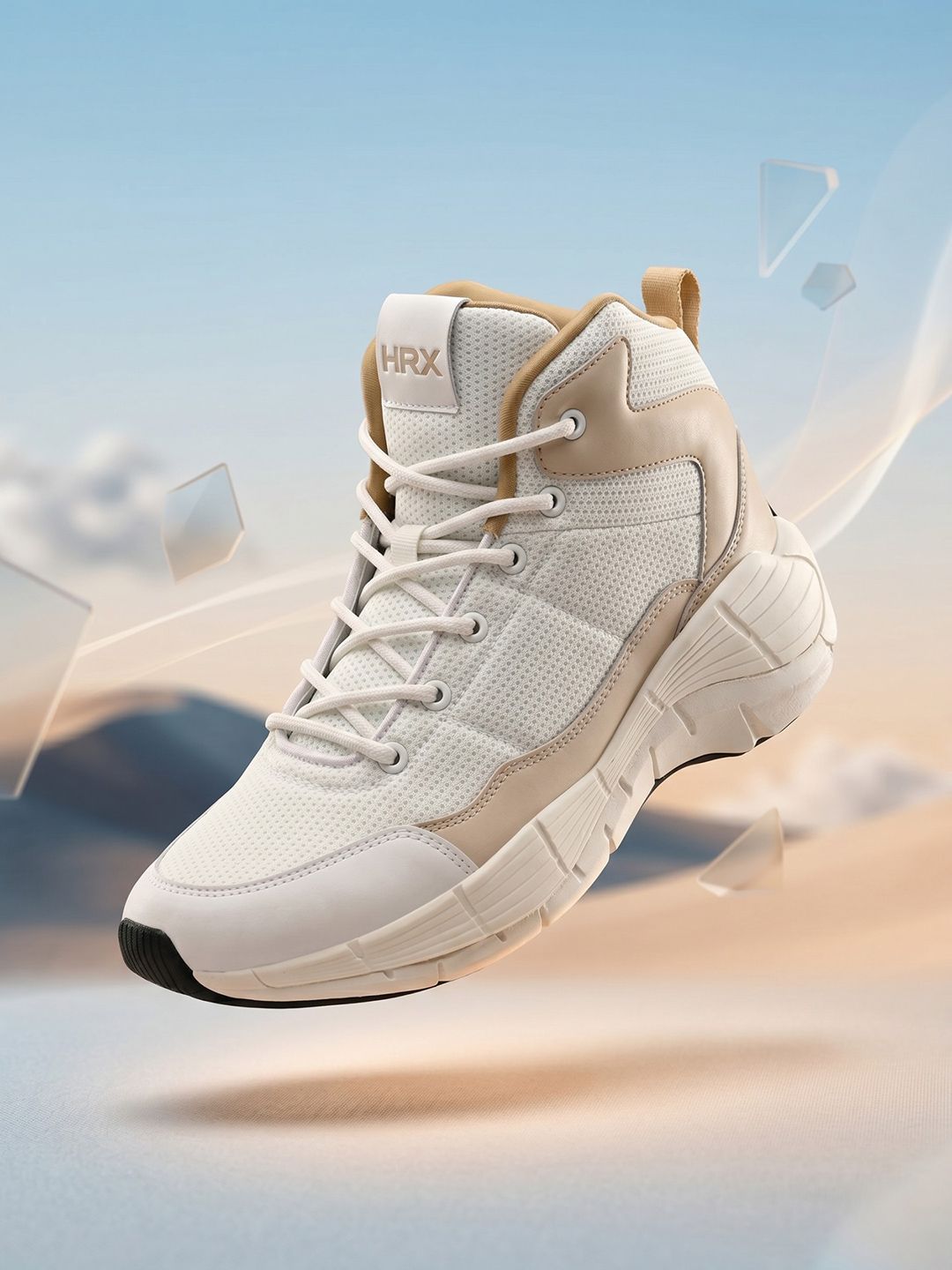 HRX by Hrithik Roshan HRX by Hrithik Roshan Men Mesh High-Top Basketball Non-Marking Shoes