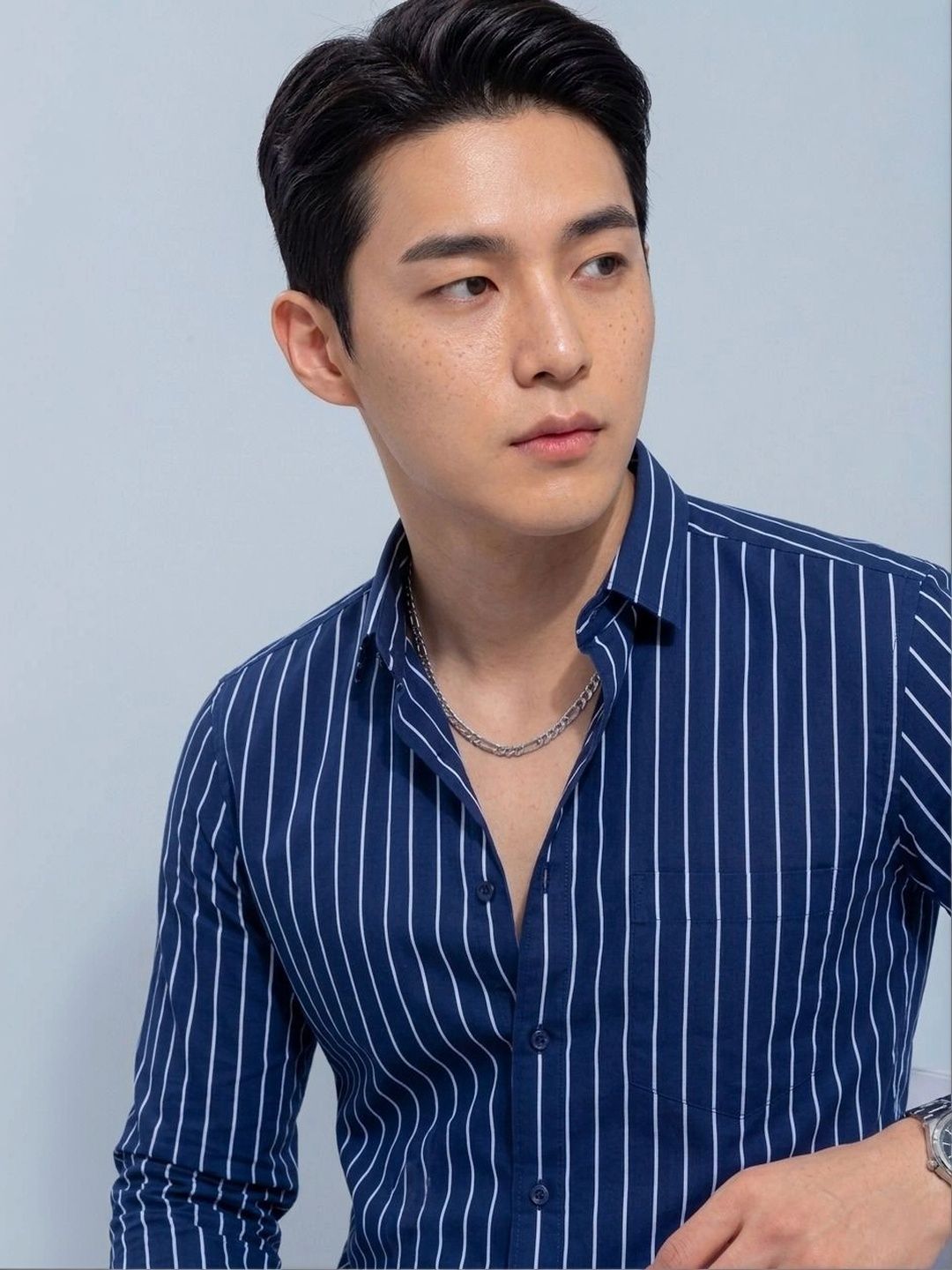 SEEWAYS Men Slim Fit Striped Casual Shirt