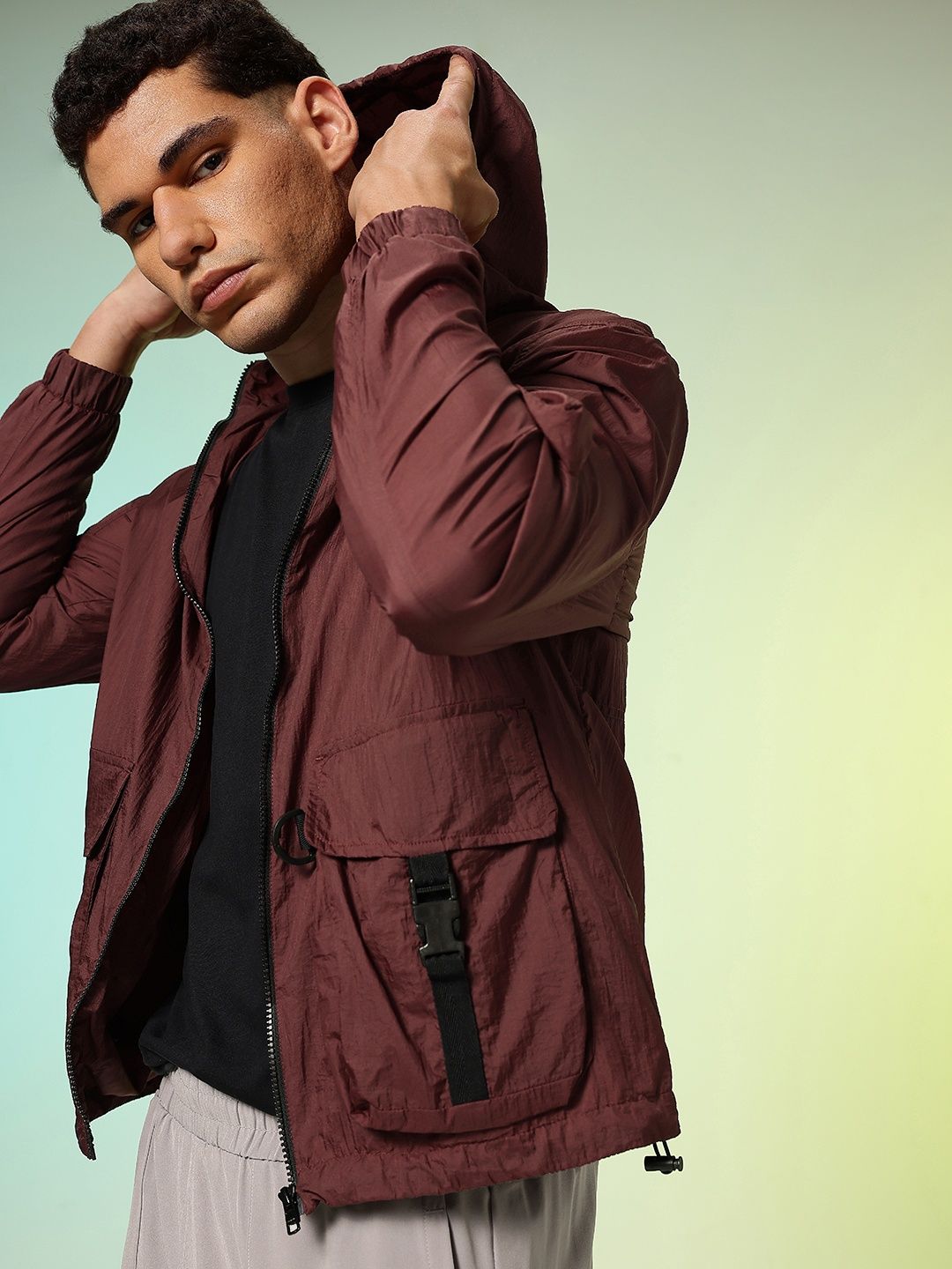 HRX by Hrithik Roshan Hooded Tailored Jacket