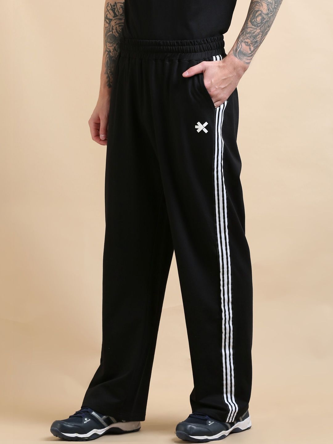 HRX by Hrithik Roshan Men Relaxed Fit Graphic Print Training Track Pants