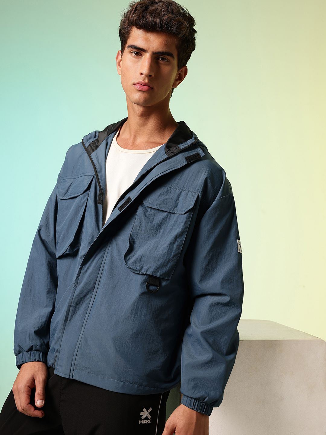 HRX by Hrithik Roshan Hooded Tailored Jacket