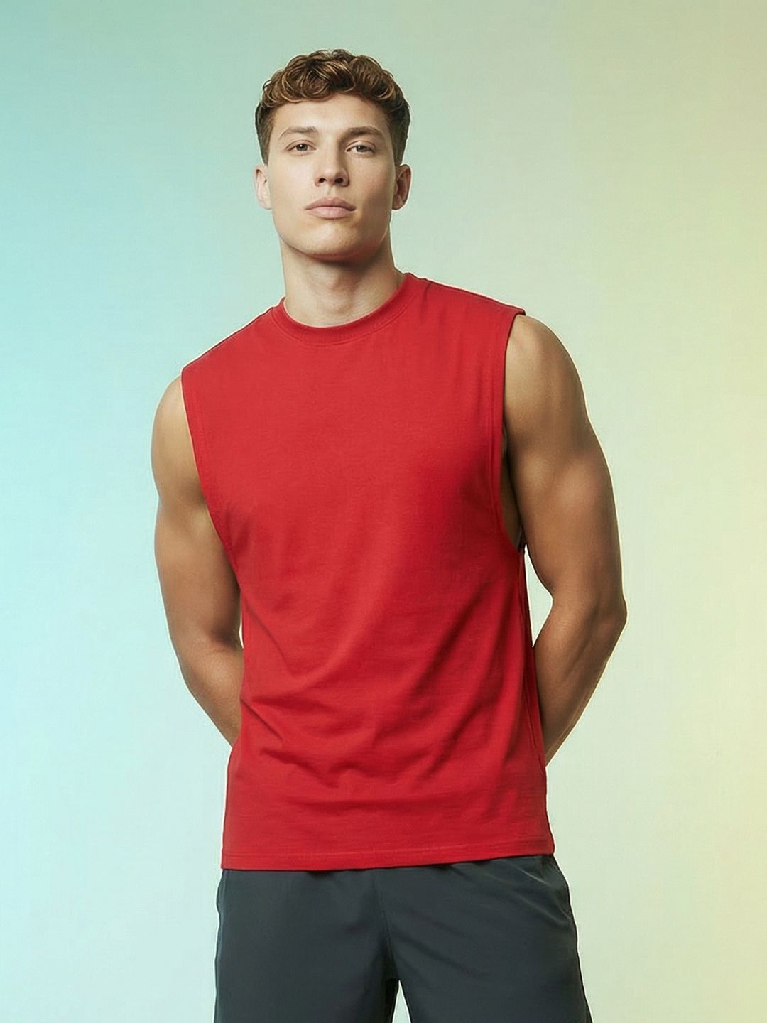 HRX by Hrithik Roshan Sleeveless Lifestyle T-shirt
