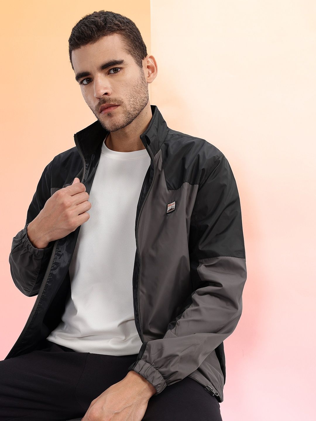 HRX by Hrithik Roshan Colourblocked Outdoor Bomber Jacket