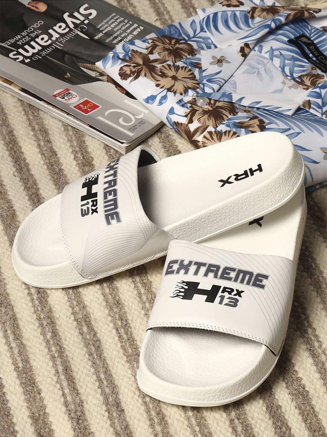 HRX by Hrithik Roshan Men Printed Sliders