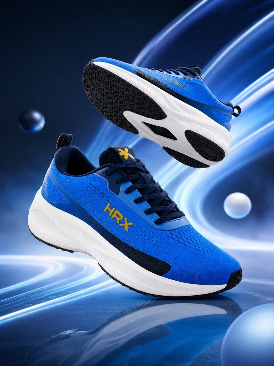 HRX by Hrithik Roshan Men Mesh Running Non-Marking Shoes