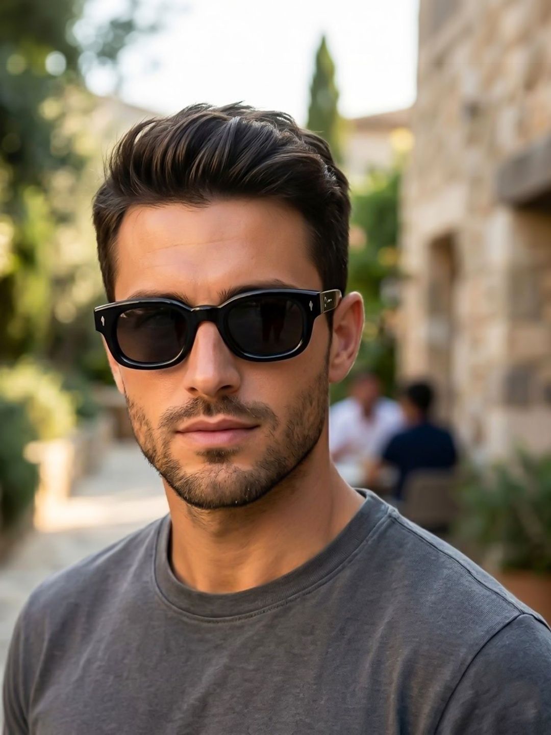 HRX by Hrithik Roshan Unisex Black Lens & Black Square Sunglasses with UV Protected Lens