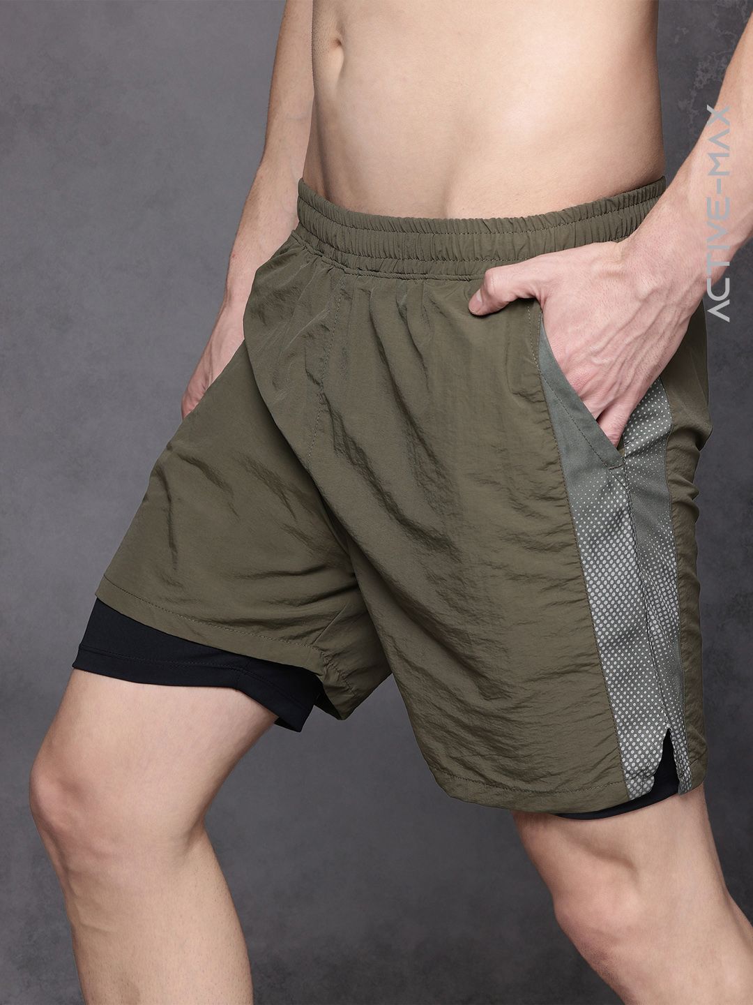 HRX by Hrithik Roshan Men Midpremiumrange Rapid-Dry Running Shorts