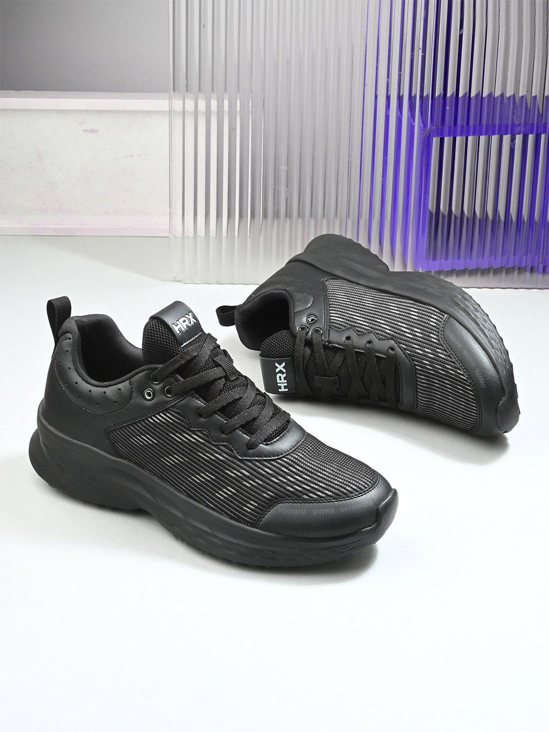 HRX by Hrithik Roshan Men Mesh  ace-Ups Running Non-Marking Shoes