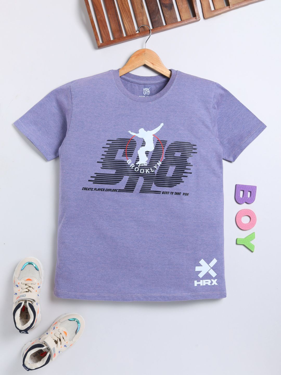 HRX by Hrithik Roshan HRX by Hrithik Roshan Boys Printed T-shirt