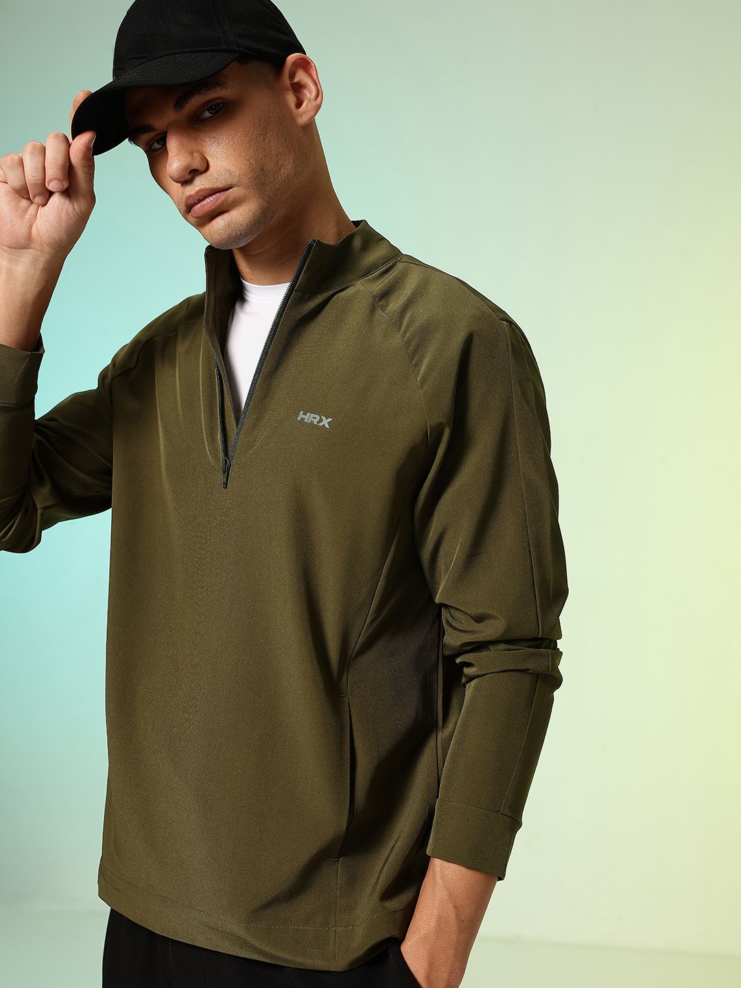 HRX by Hrithik Roshan Mock Collar Running Sporty Jacket