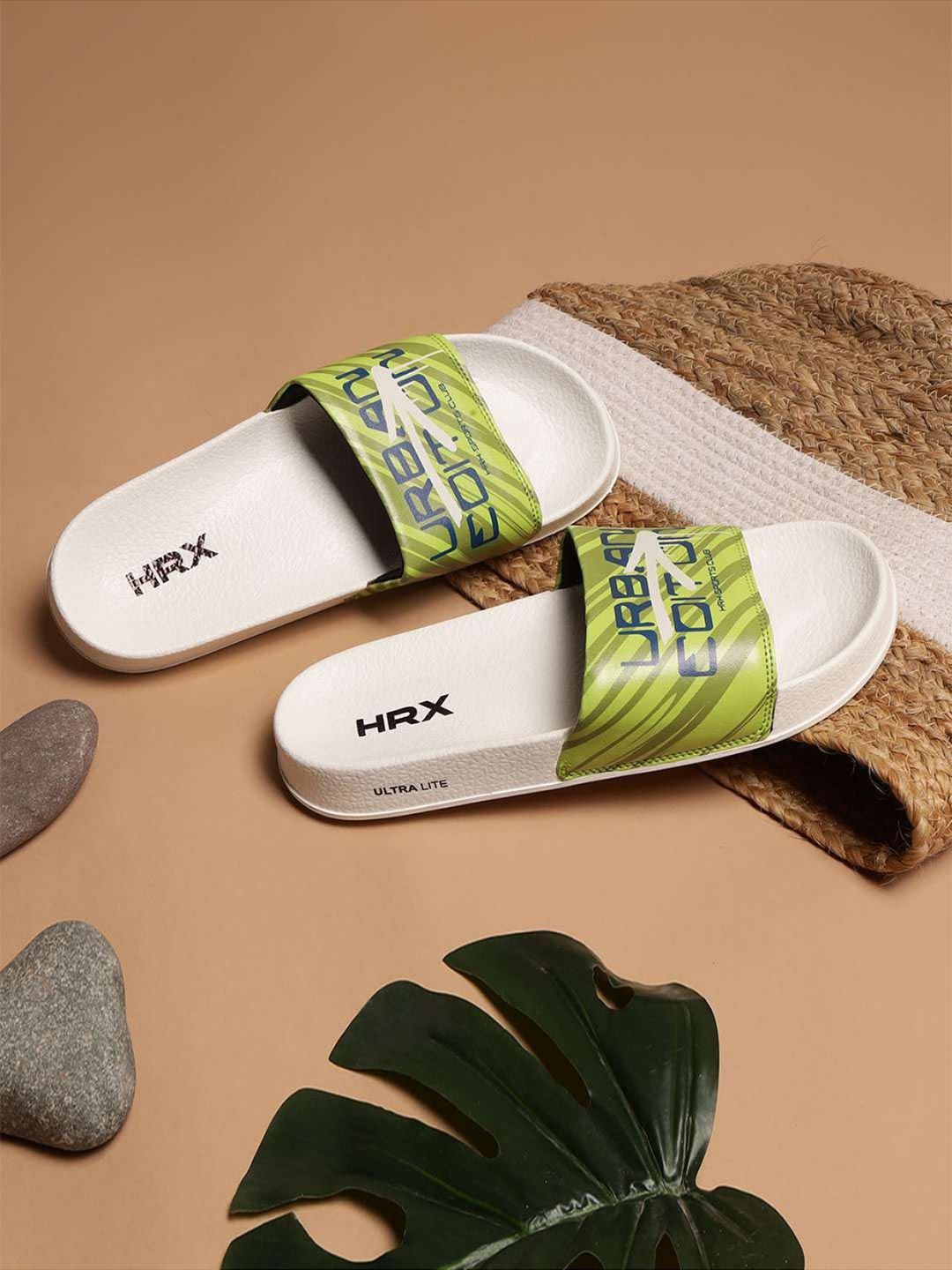 HRX by Hrithik Roshan Men Printed Sliders Flip Flops