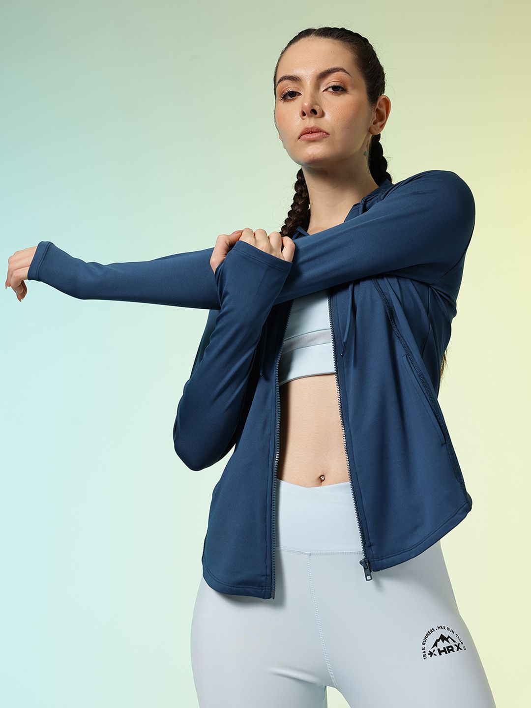 HRX by Hrithik Roshan Rapid Dry Paneling Detail Sporty Jacket