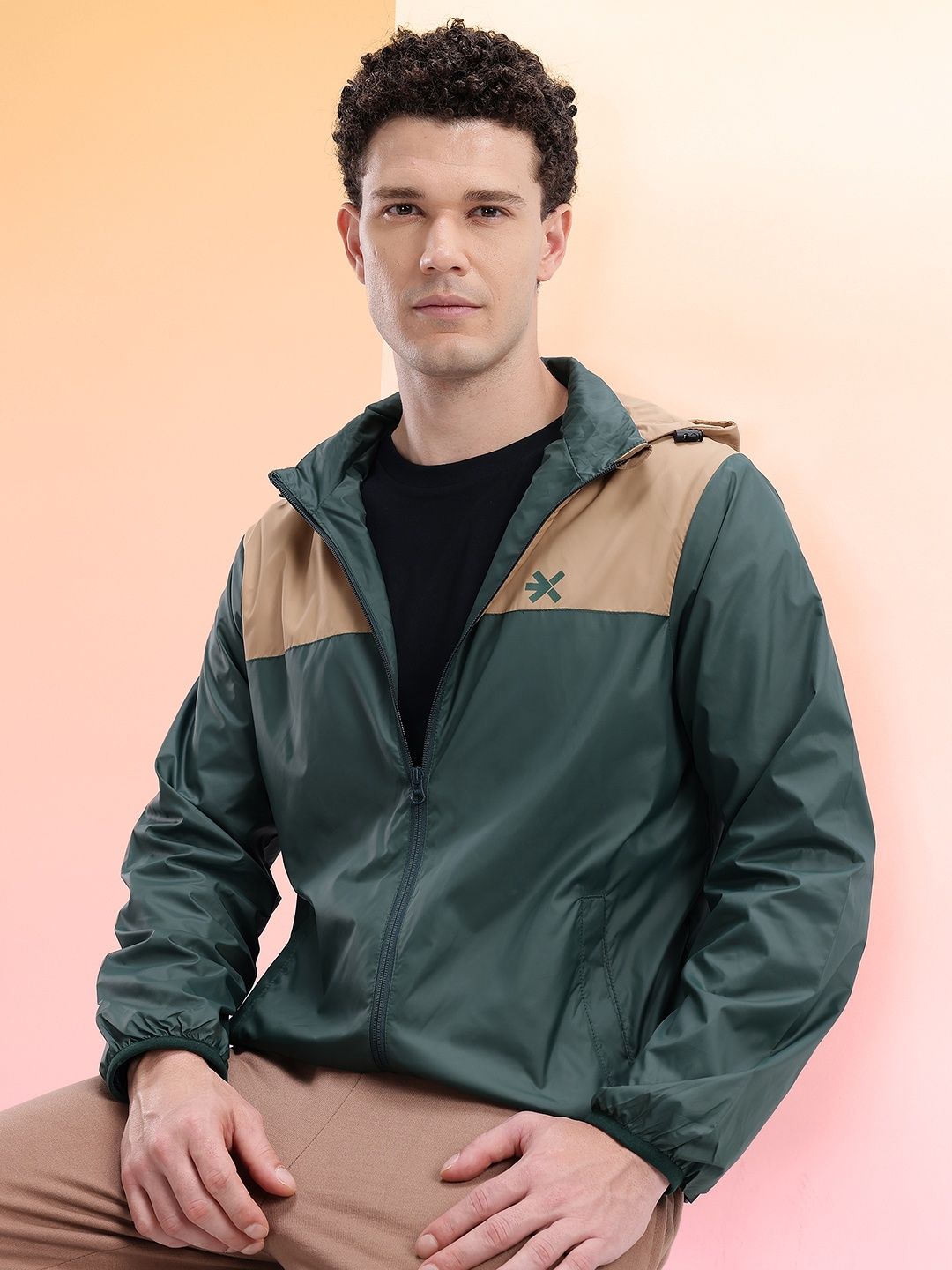 HRX by Hrithik Roshan Hooded Tailored Jacket
