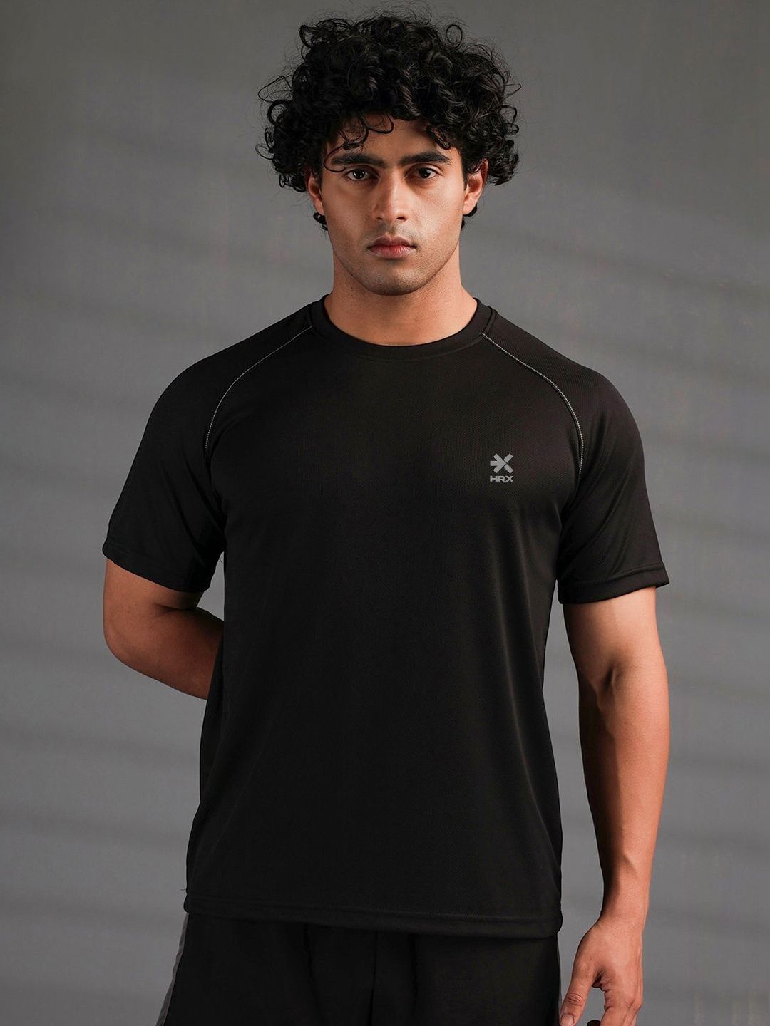 HRX by Hrithik Roshan Men Brand Logo T-shirt