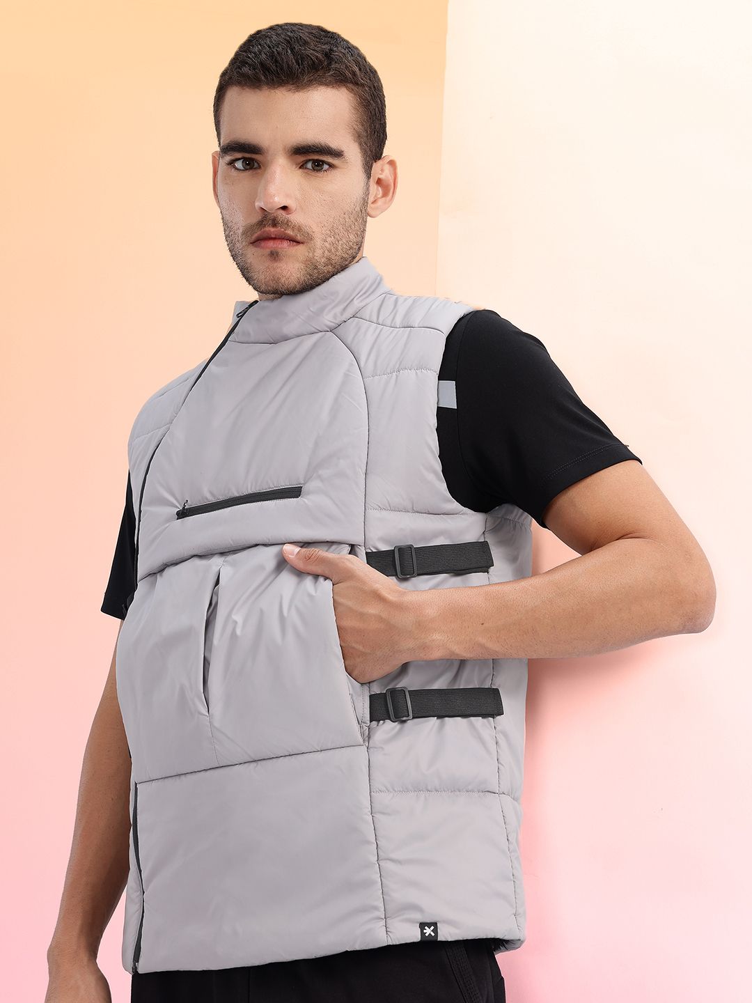 HRX by Hrithik Roshan Asymmetric Closure Outdoor Jacket