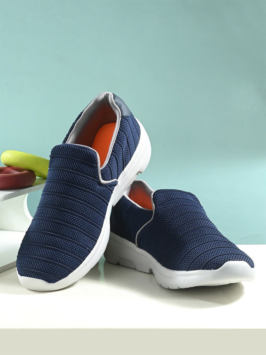 HRX by Hrithik Roshan Men Mesh Memory Foam Walking Non-Marking Shoes