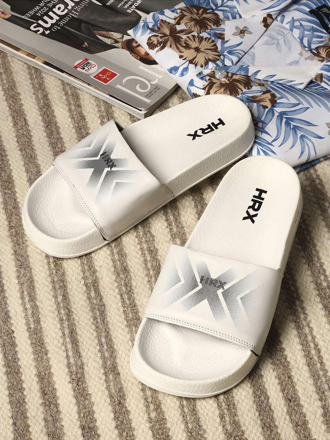 HRX by Hrithik Roshan Men Printed Sliders