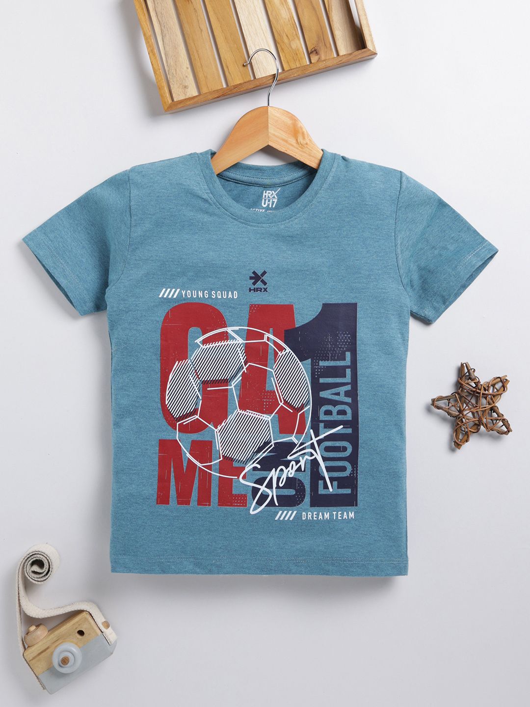 HRX by Hrithik Roshan HRX by Hrithik Roshan Boys Printed T-shirt