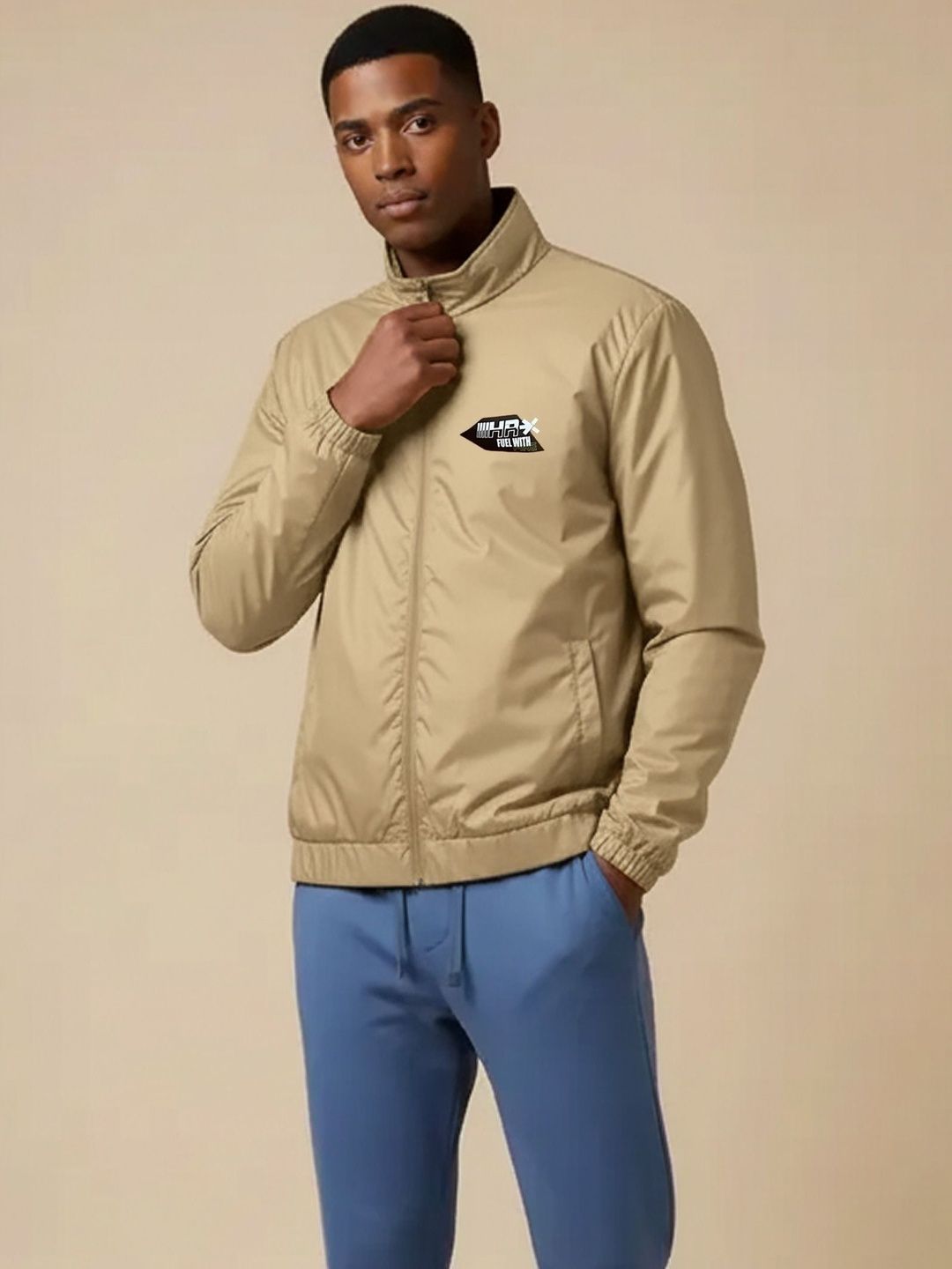 HRX by Hrithik Roshan Men Brand Logo Lightweight Bomber Jacket