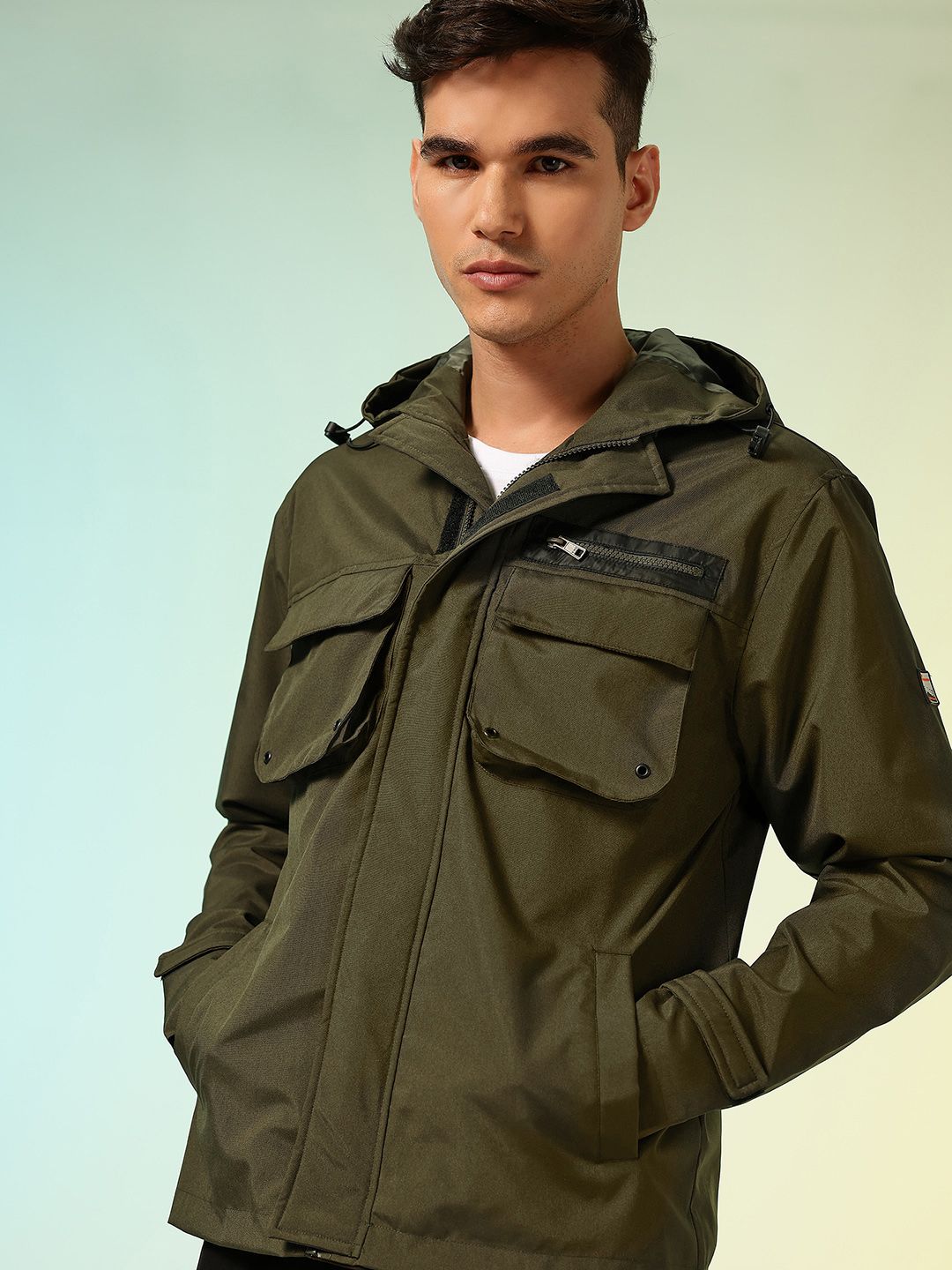HRX by Hrithik Roshan Hooded Outdoor Jacket