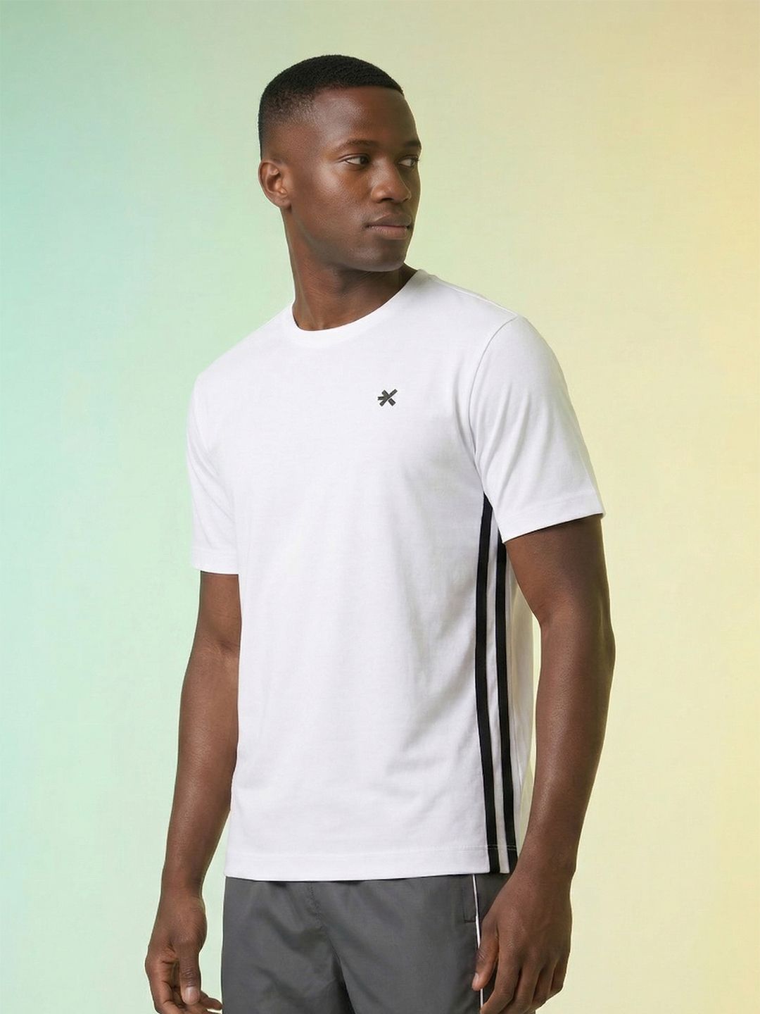HRX by Hrithik Roshan Round Neck Pure Cotton Casual T-shirt
