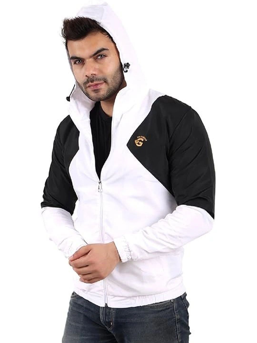 R.Code by The Roadster Life Co. R.Code by The Roadster Life Co. Men Colourblocked Lightweight Training or Gym Woven Jacket