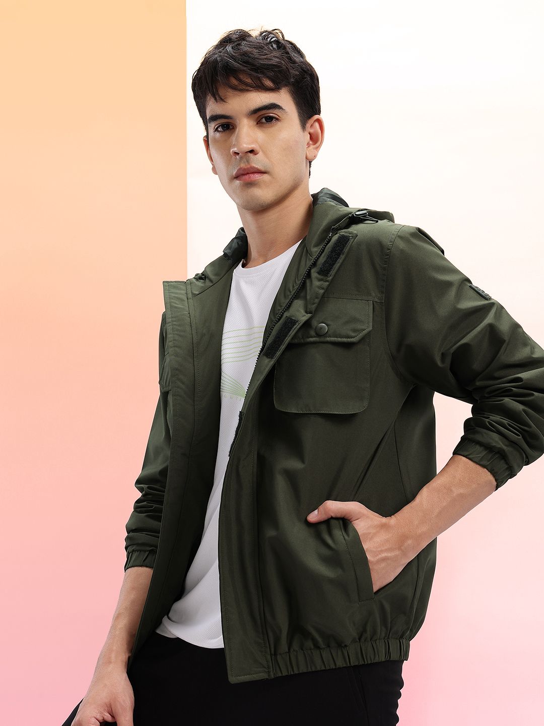 HRX by Hrithik Roshan Hooded Lifestyle Jacket