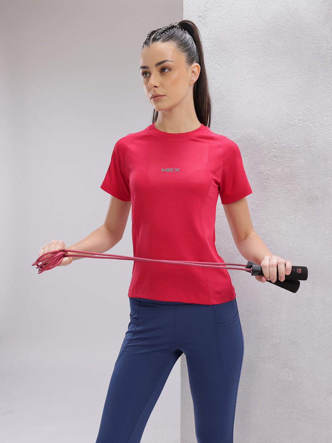 HRX by Hrithik Roshan HRX by Hrithik Roshan Women Brand Logo Printed T-shirt