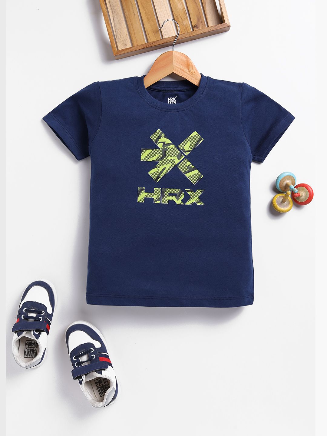 HRX by Hrithik Roshan HRX by Hrithik Roshan Boys Brand Logo Printed T-shirt