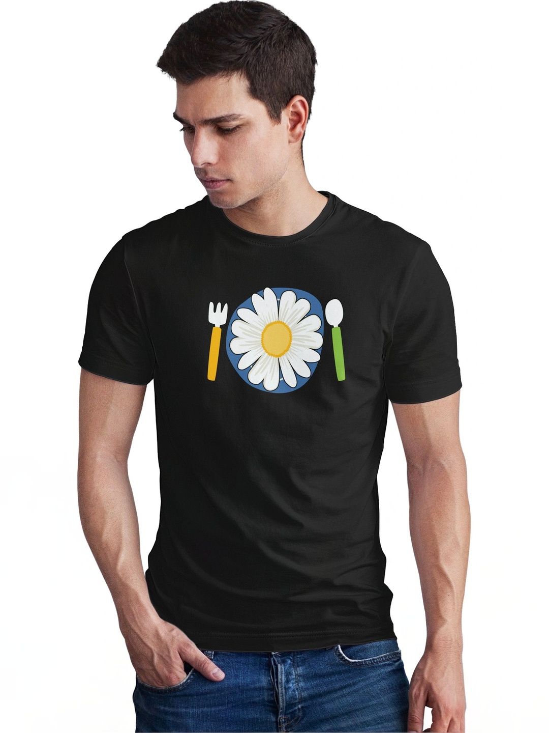 Seekbuylove Men Printed Bio Finish T-shirt