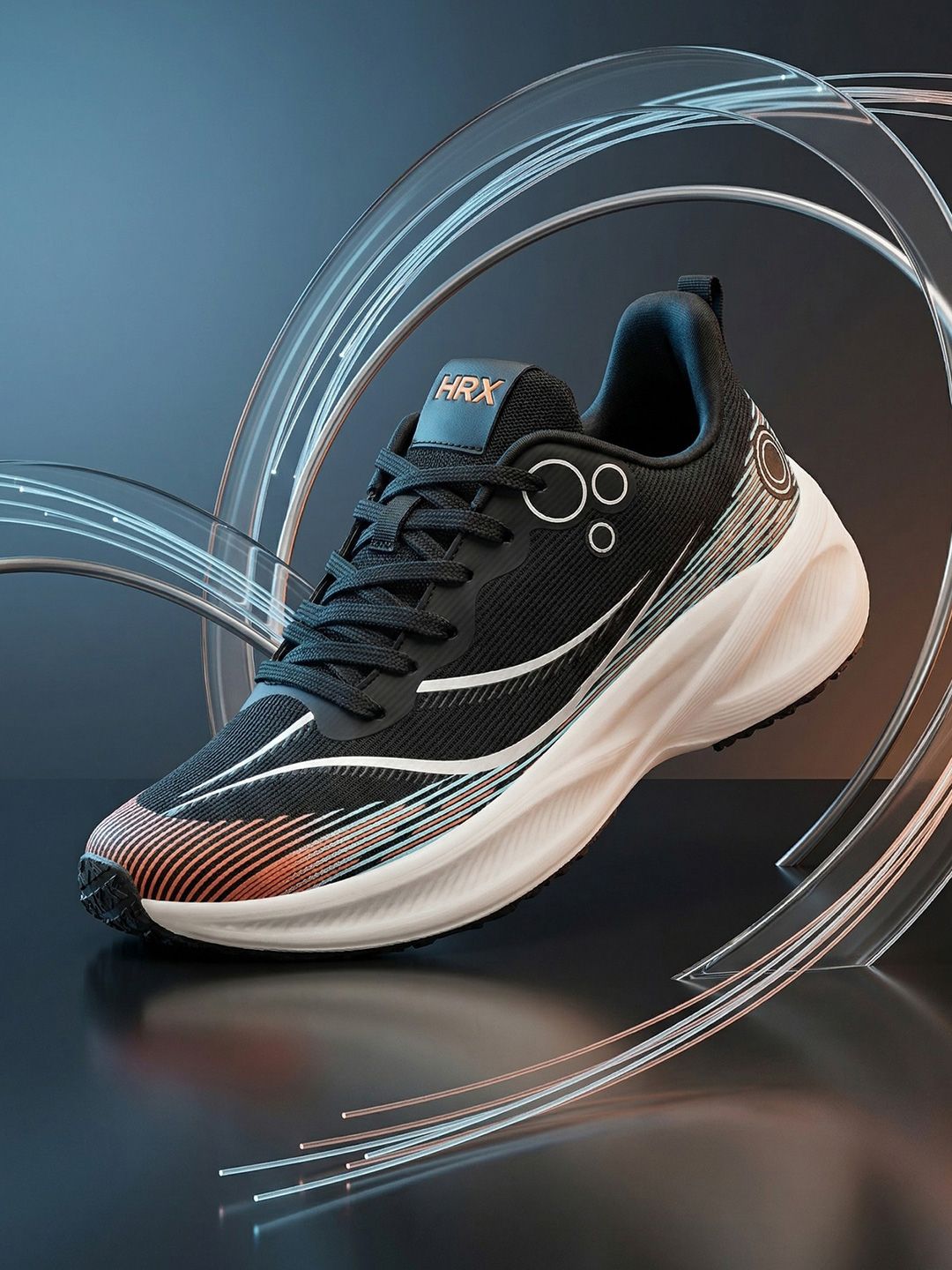 HRX by Hrithik Roshan Men Mesh Running Non-Marking Shoes