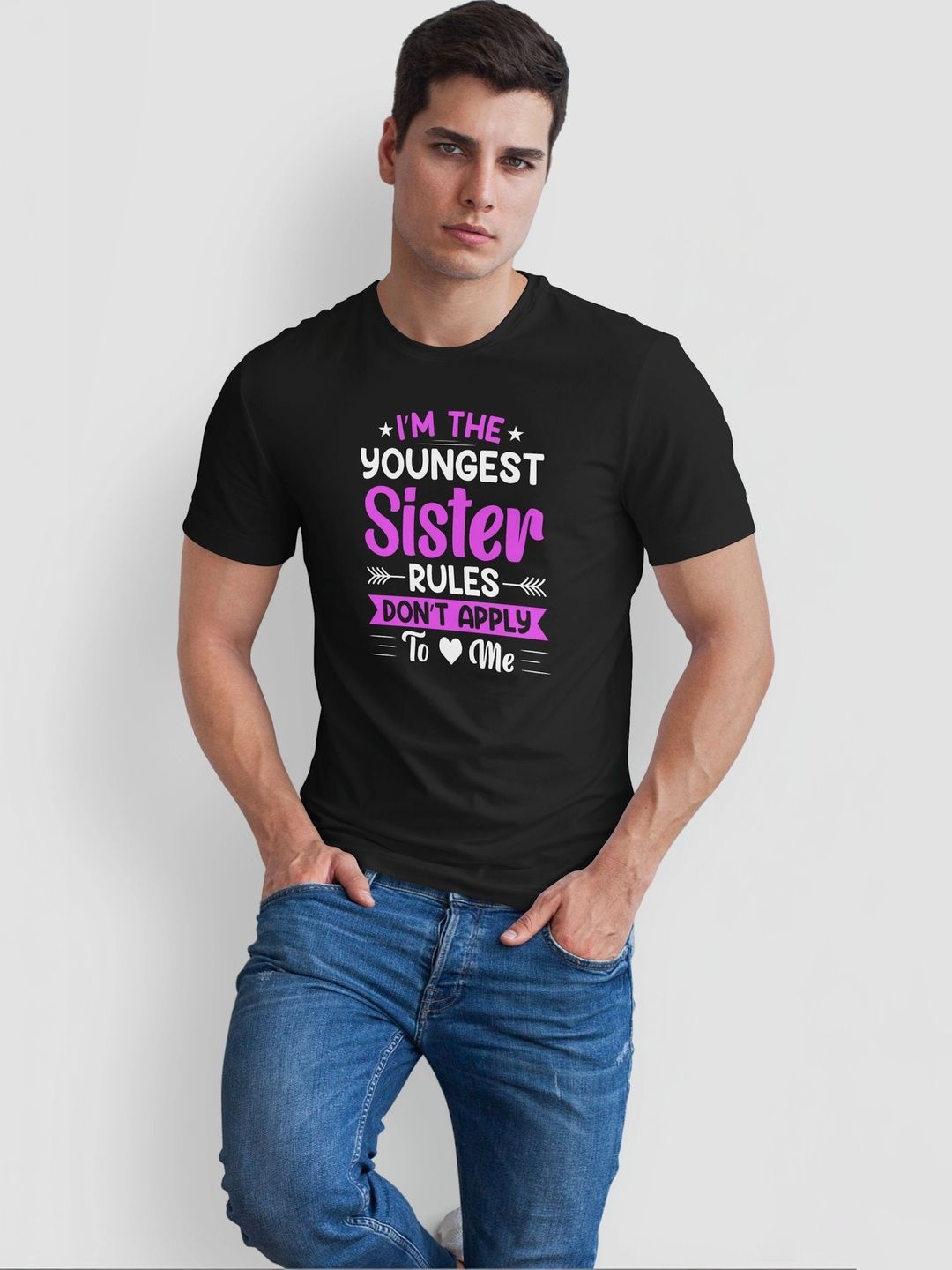 Seekbuylove Men Typography Printed Bio Finish T-shirt
