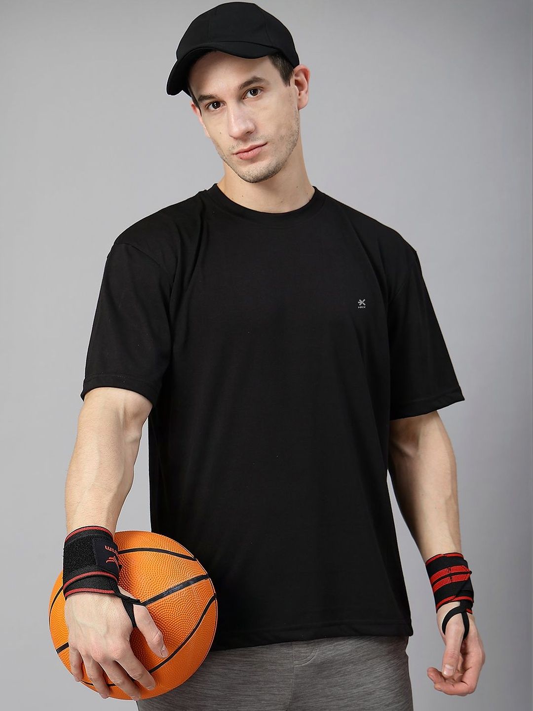 HRX by Hrithik Roshan Men Brand Logo T-shirt
