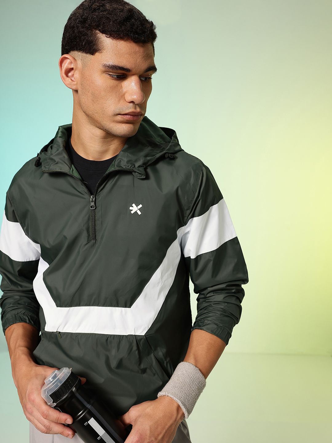 HRX by Hrithik Roshan Colourblocked Running Sporty Jacket