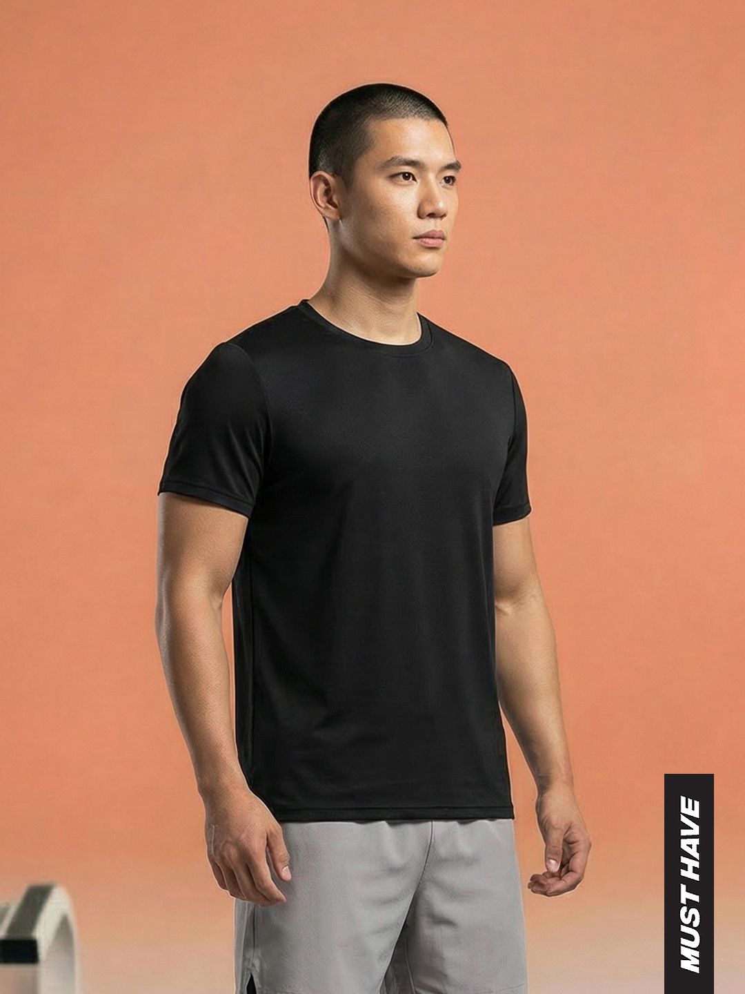 HRX by Hrithik Roshan Slim Fit Rapid-Dry Training T-shirt