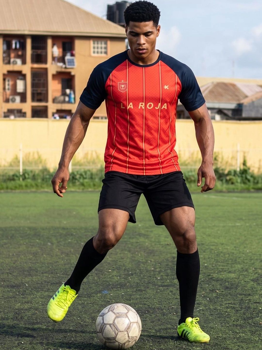 HRX by Hrithik Roshan Men Printed Football T-shirt