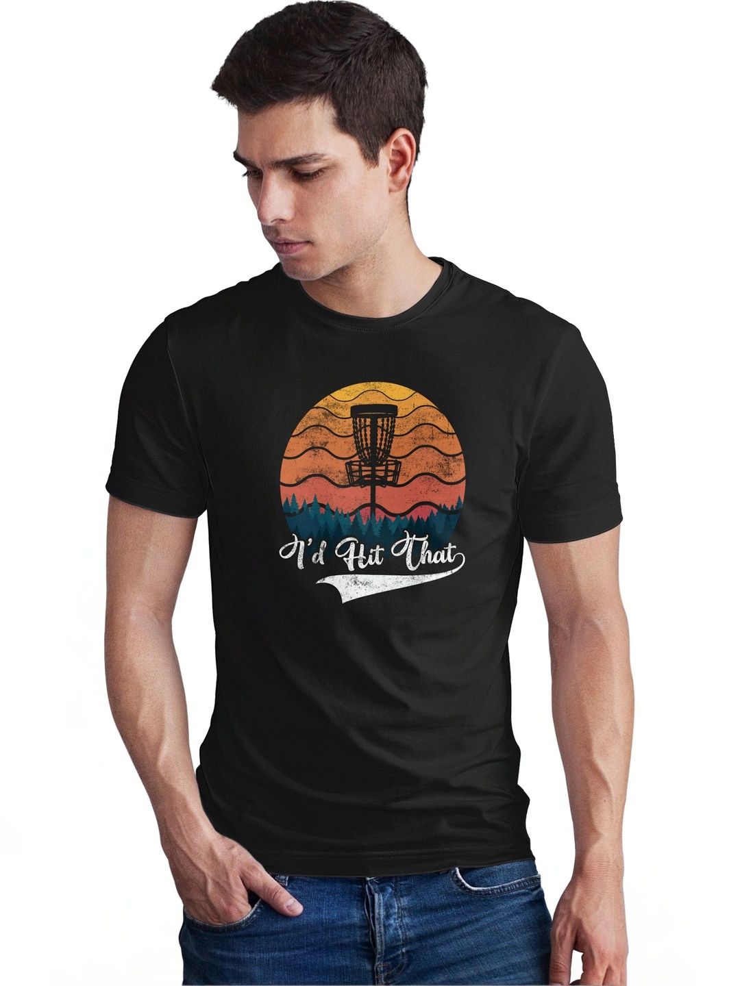 Seekbuylove Men Printed Bio Finish T-shirt