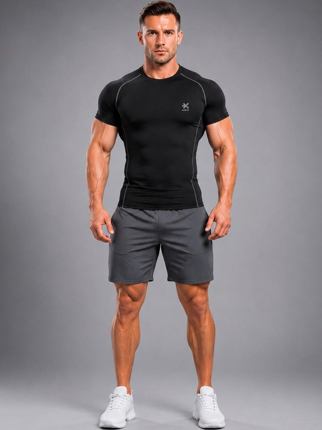 HRX by Hrithik Roshan Men Brand Logo T-shirt