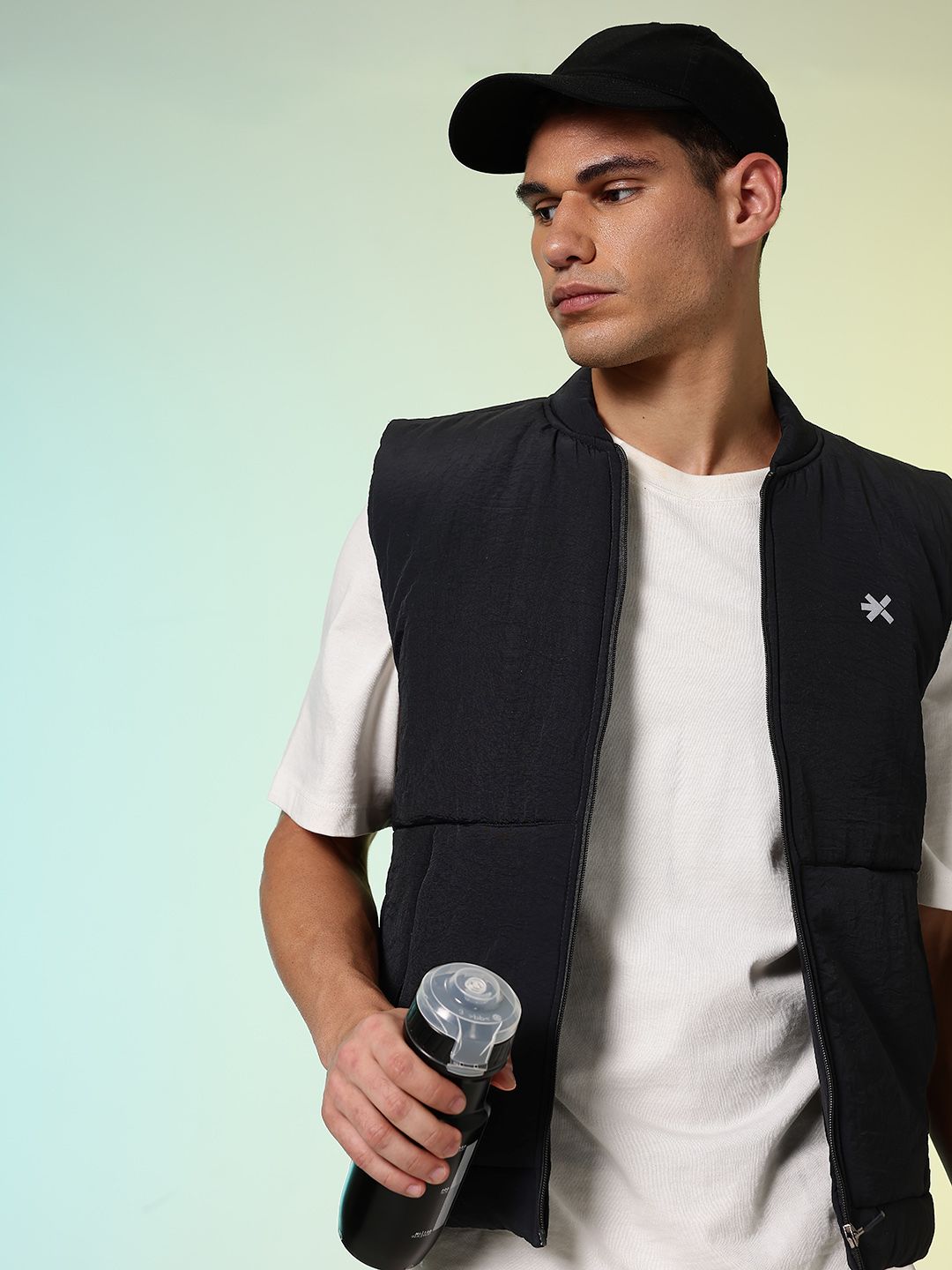 HRX by Hrithik Roshan Mock Collar Sports Running Padded Jacket