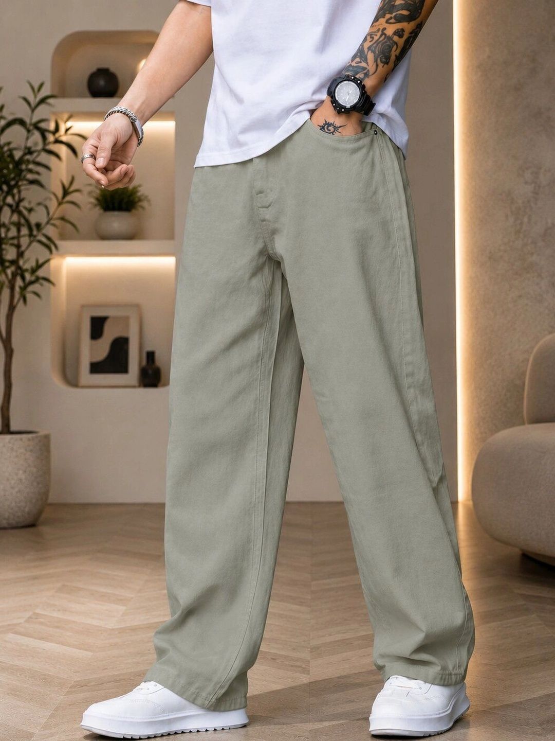 Encrypt Men Mid-Rise Jeans