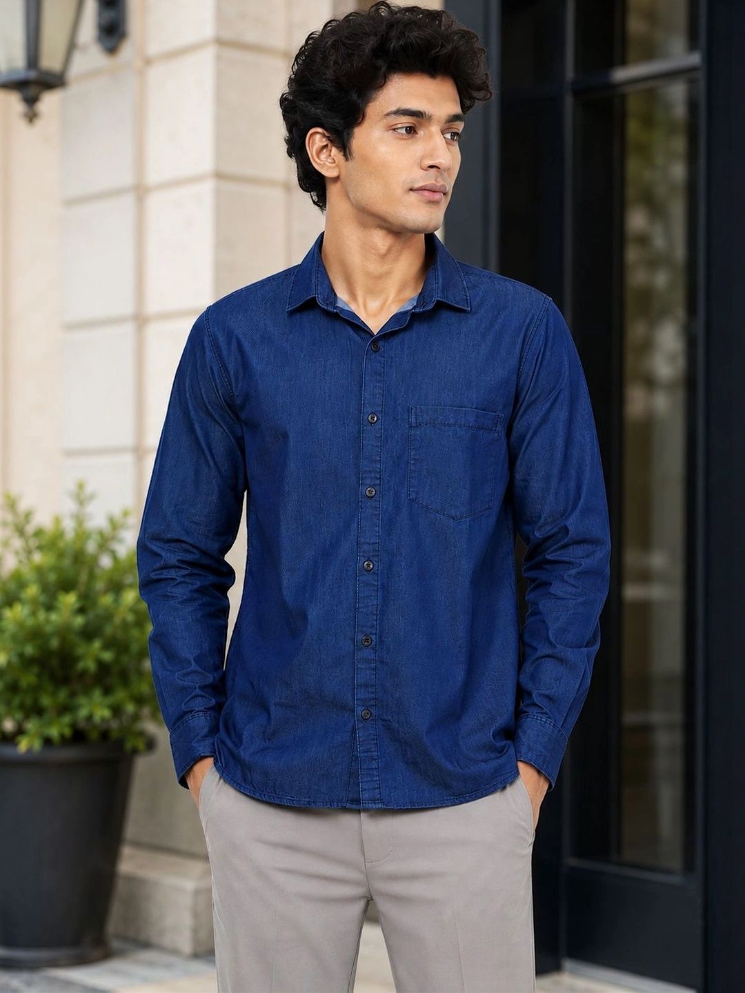 Jumi Enterprise Men Classic Casual Shirt