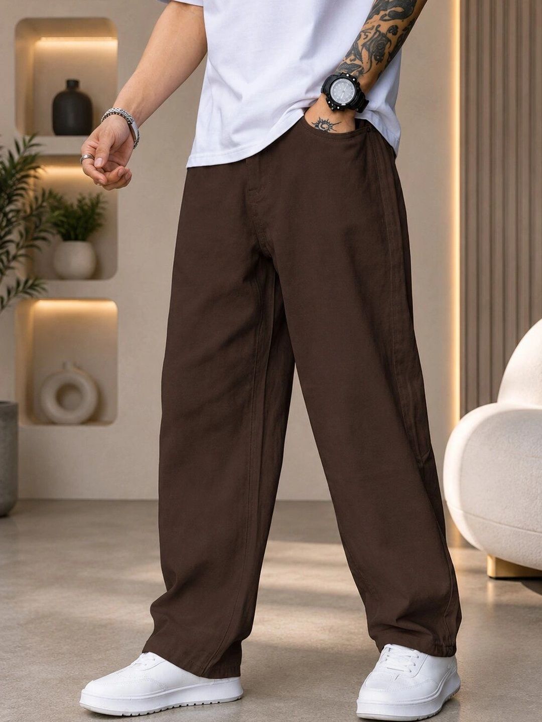 Encrypt Men Mid-Rise Jeans
