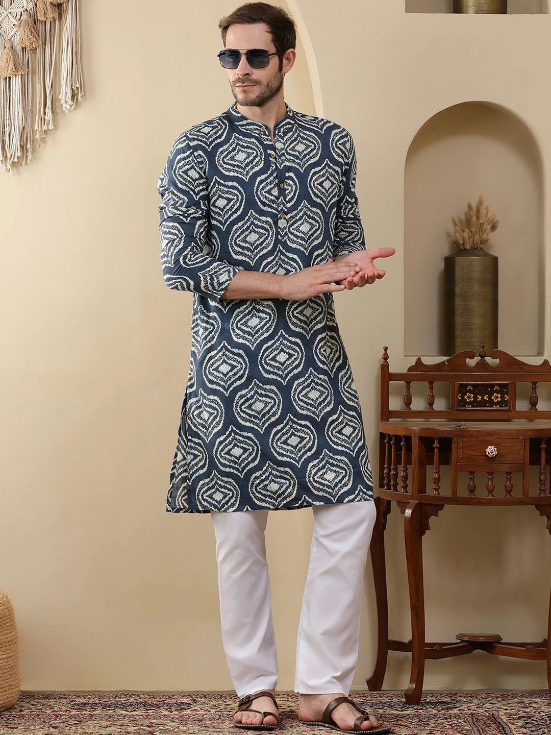 Anouk Men Printed Kurta