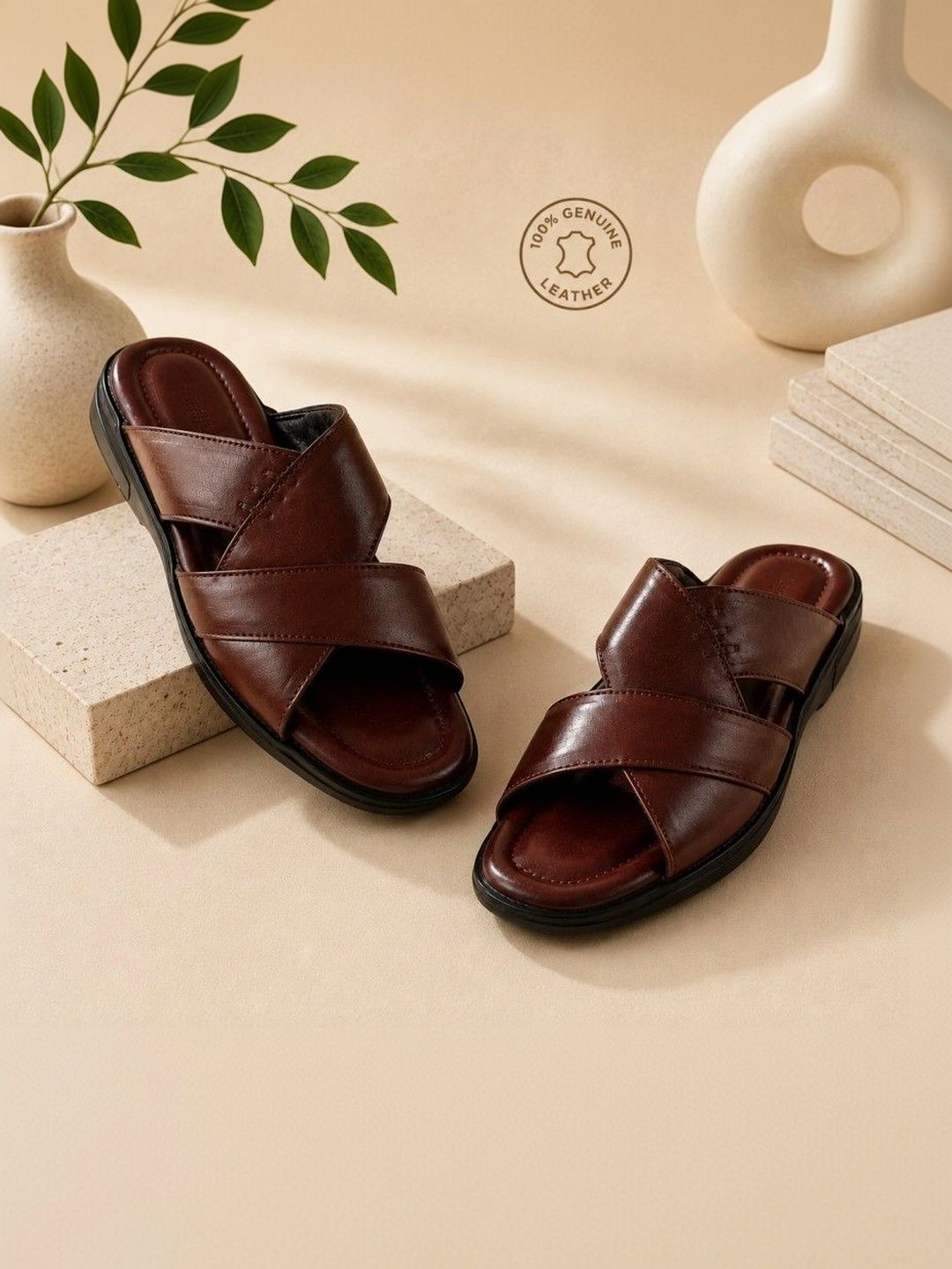 REAL BLISS FOOTWEAR Men Comfort Sandals